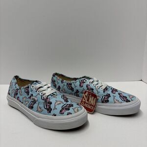 Vans Dolphins pink car Women 5.5 casual comfort sneaker shoes‎ W/tag Sample Shoe